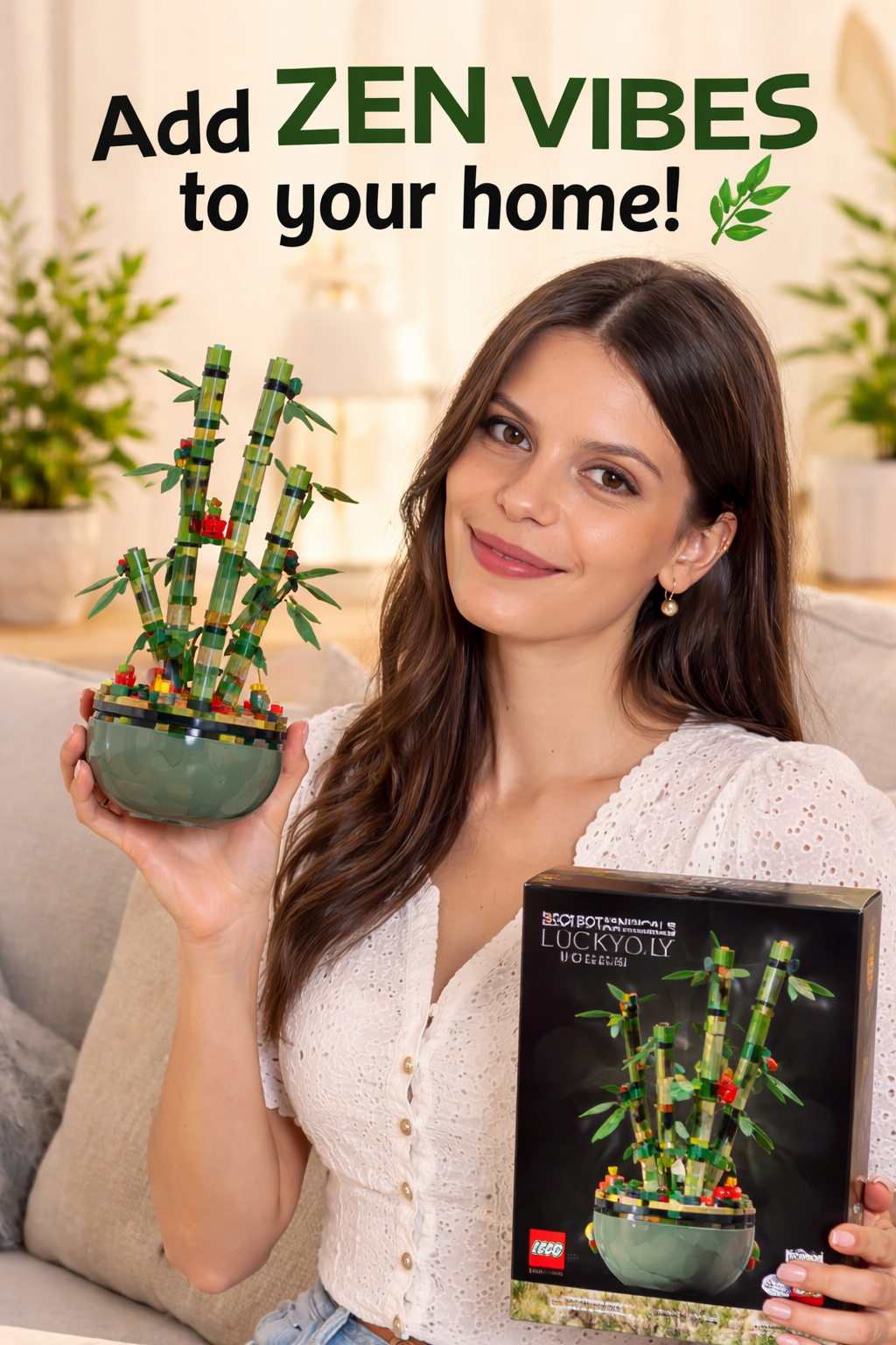 12. LEGO Botanicals Lucky Bamboo Building Set for Adults Ages 18+ Calm Decor