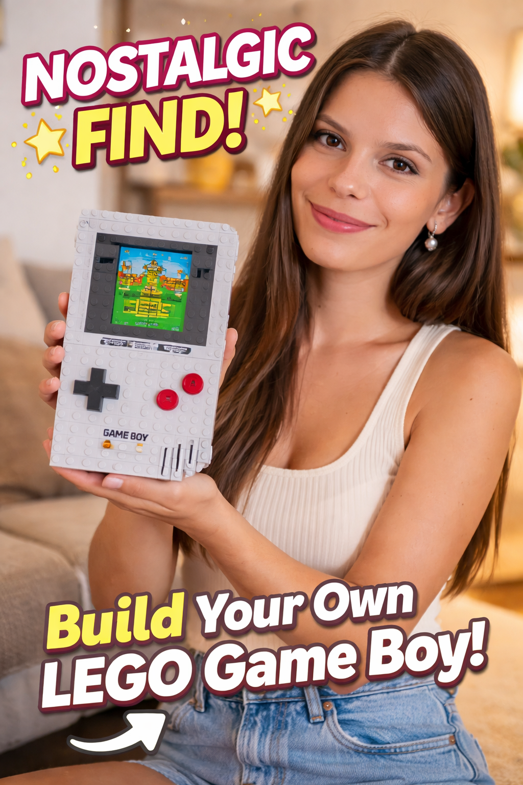 9. LEGO Super Mario Game Boy Retro Set for Adults Ages 18+ Nostalgia