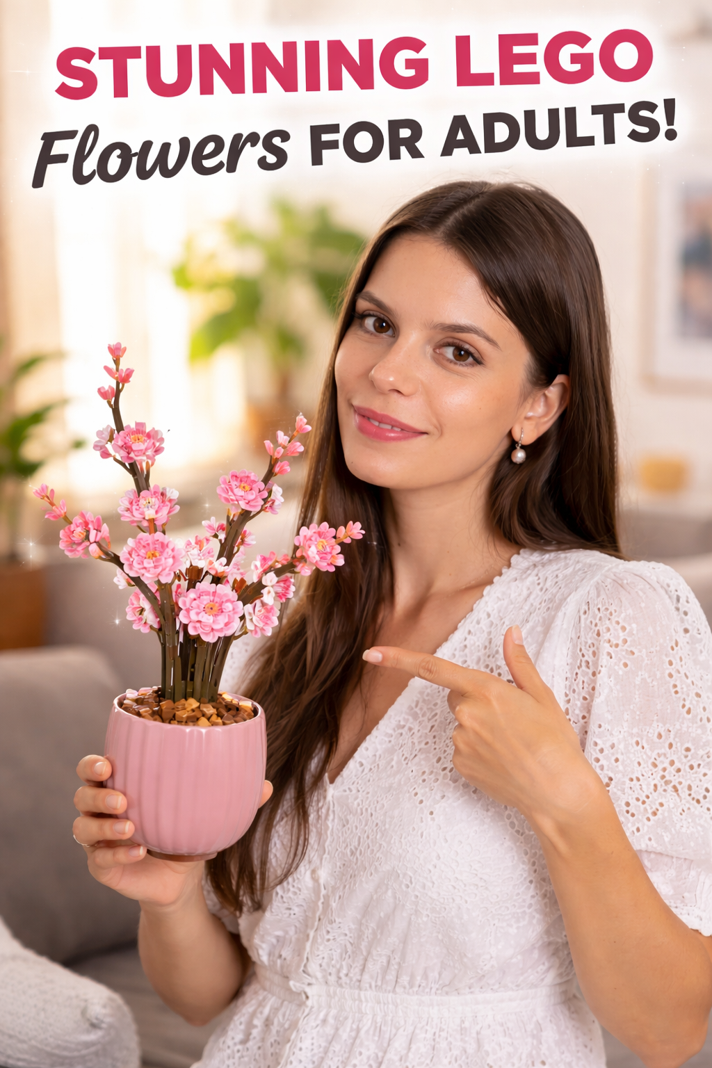 10. LEGO Botanicals Plum Blossom: Elegant Adult Ages Gift Centerpiece
