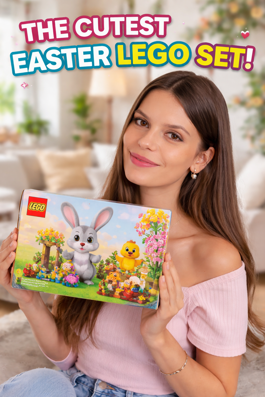 2. LEGO Easter Bunny and Chick Egg Hunt: Spring Ages Gift Playset