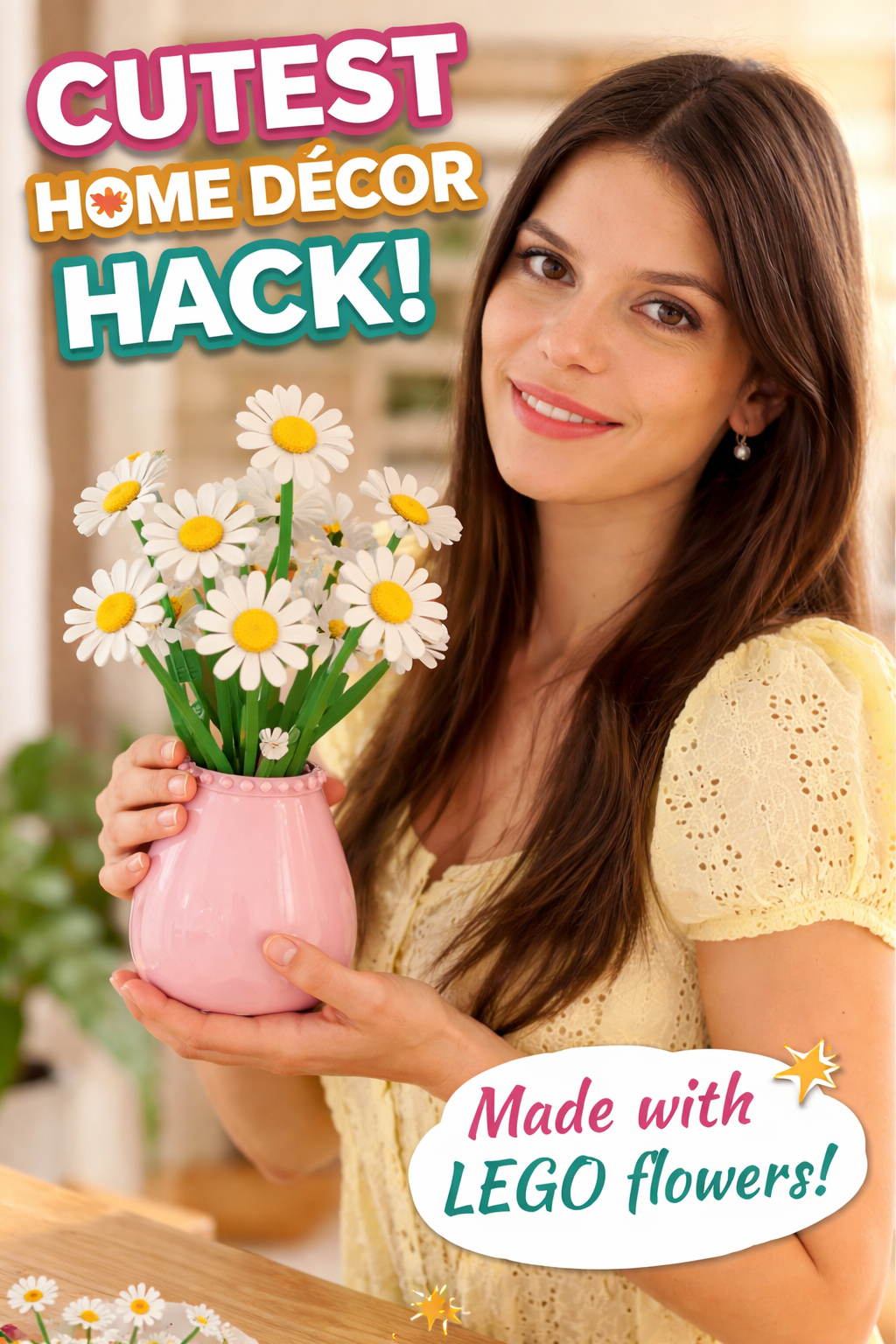 3. LEGO Botanicals Daisies: A Crafty Ages Gift for Tweens