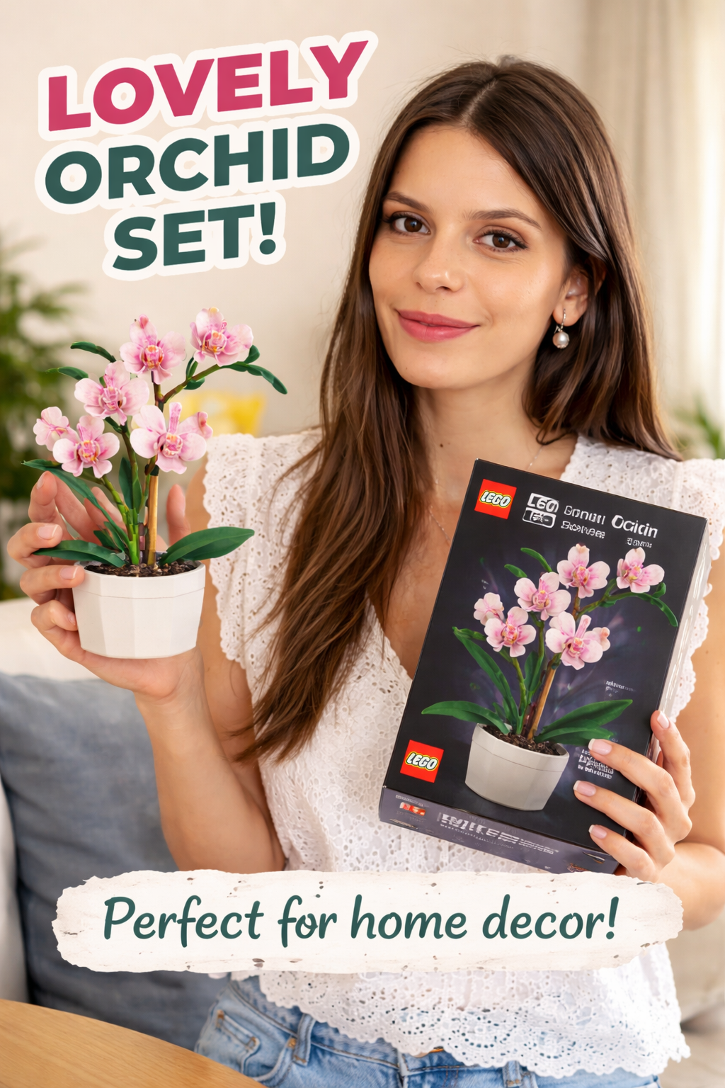 5. LEGO Botanicals Mini Orchid: Adult Ages Gift for Home Decor