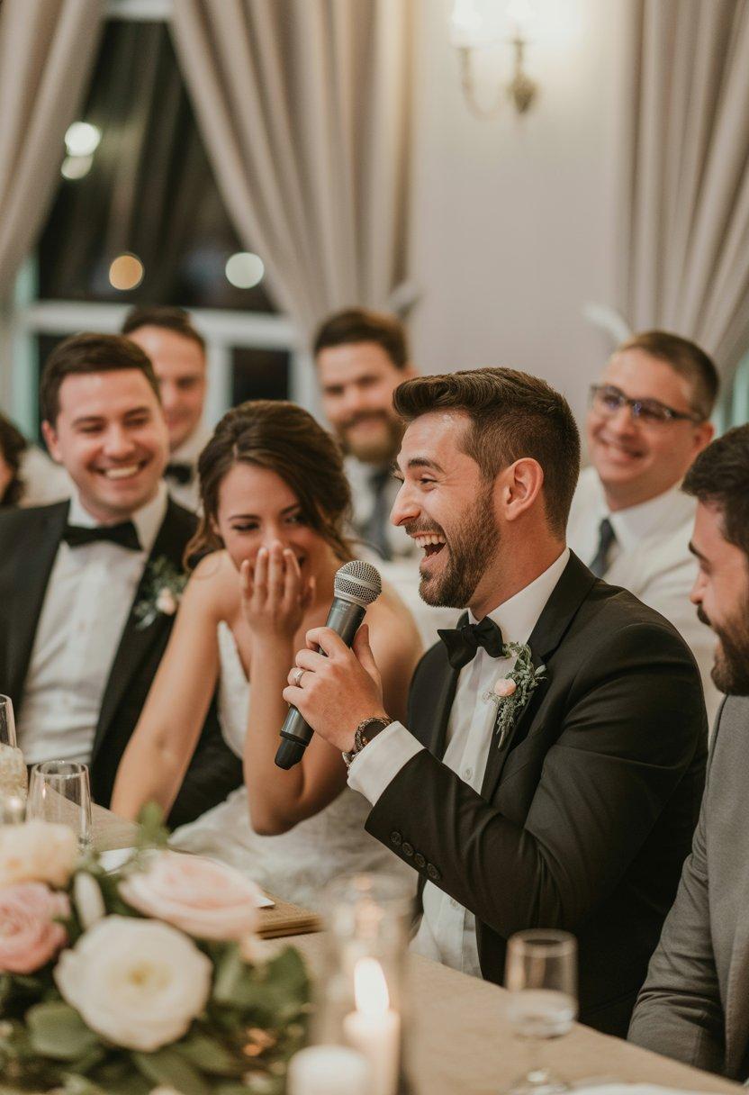 Unforgettable wedding speech moment