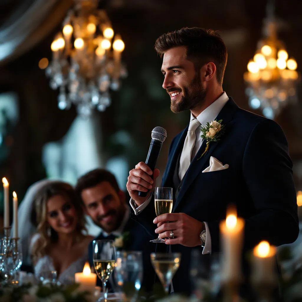 Perfect best man wedding toast