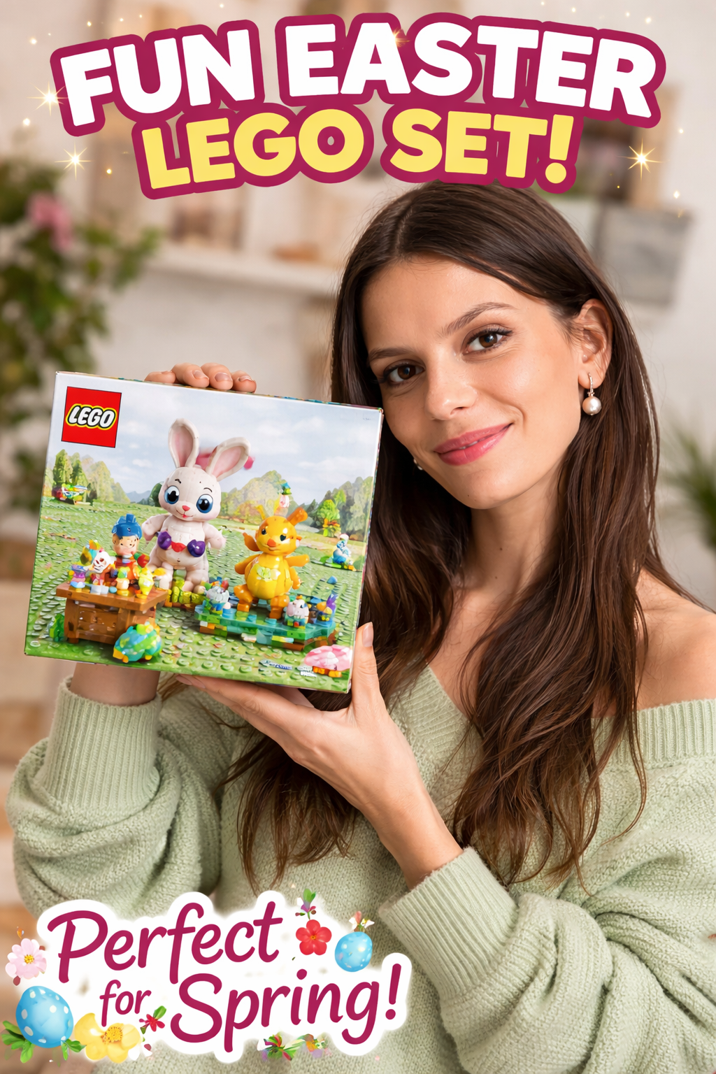 2. LEGO Easter Bunny and Chick Egg Hunt Set for Boys Ages 12 Who Enjoy Seasonal Scenes