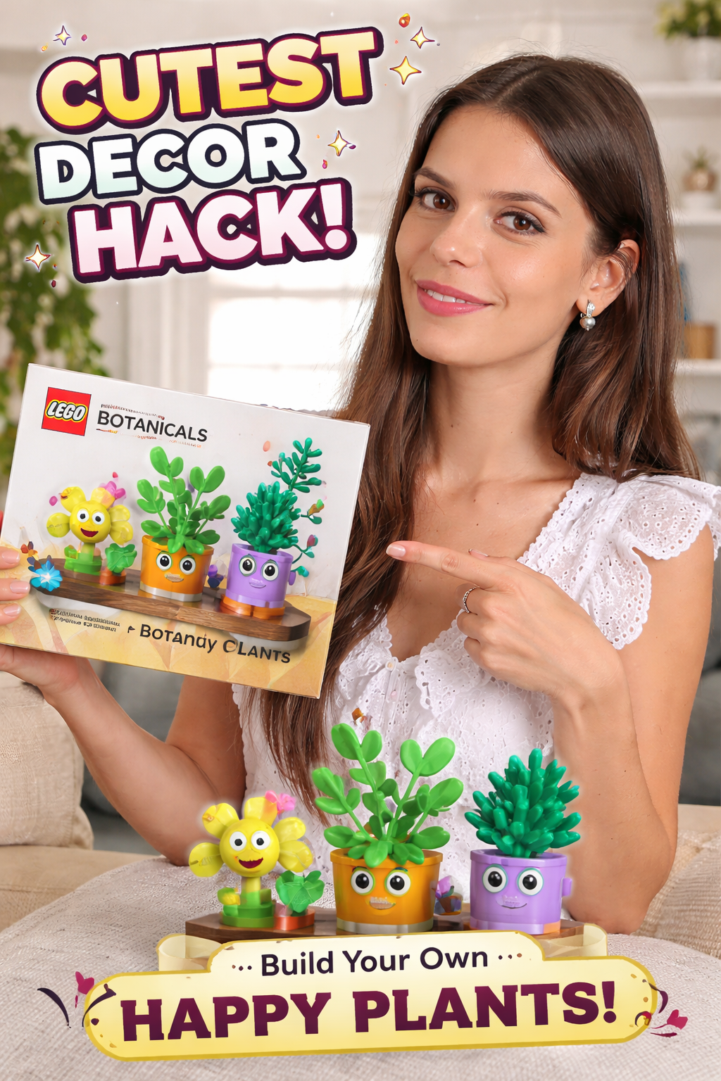4. LEGO Botanicals Happy Plants for Boys Ages 12 Wanting Desk Decor That Feels Fun