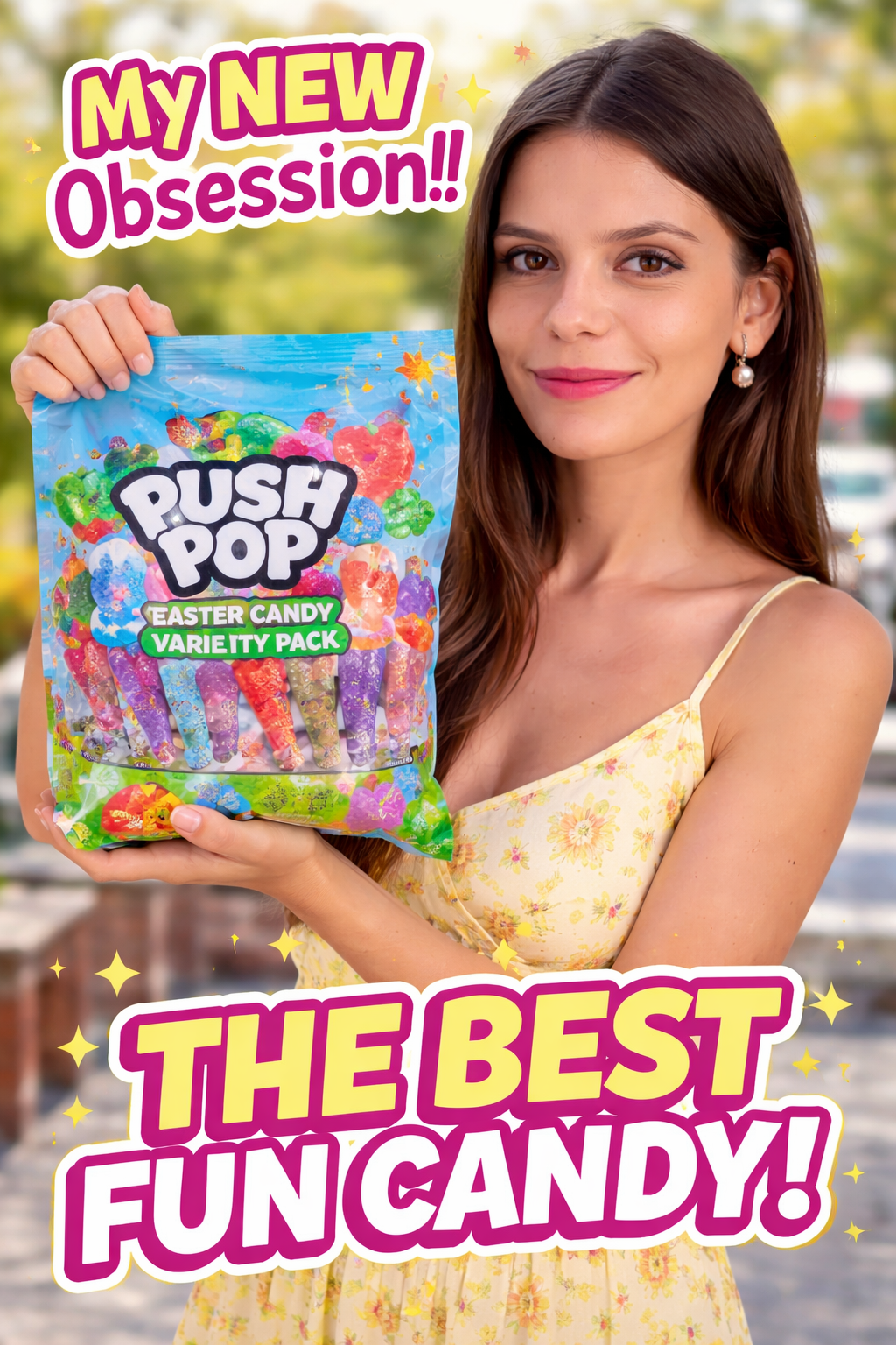 6. Push Pop Easter Candy Variety Pack (24Ct) for Boys & Girls Party Favors Ages 4+