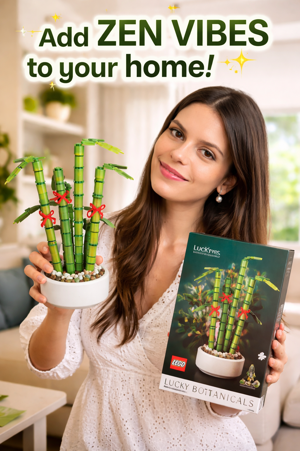 12. LEGO Botanicals Lucky Bamboo Building Set for Adults