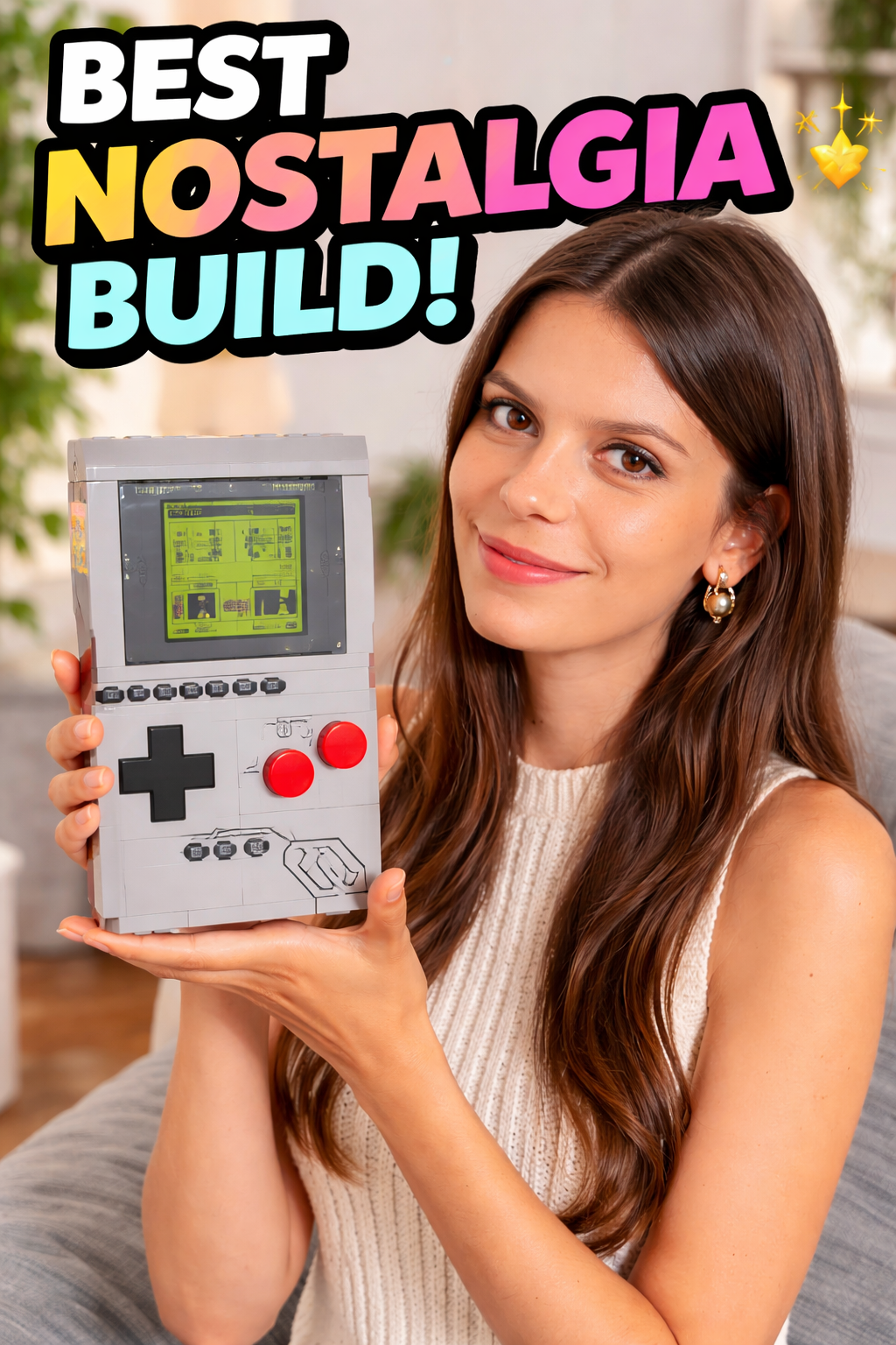 9. LEGO Super Mario Game Boy Retro Building Set for Adults 18+