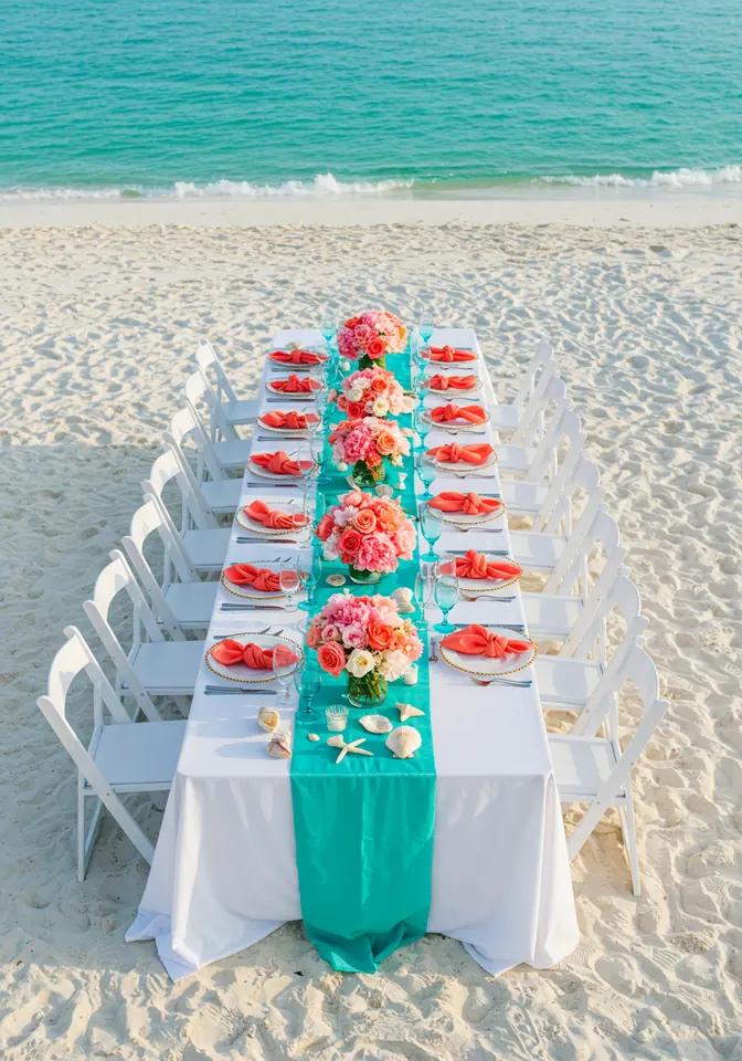 Tropical Beach Wedding Color Palette Ideas for 2026