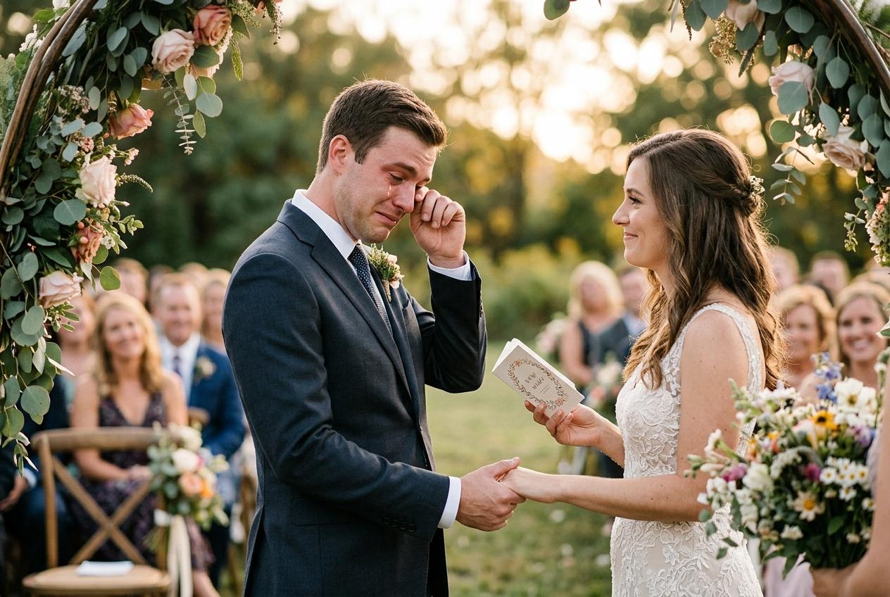 Deeply meaningful bride vow speech example with emotional promises