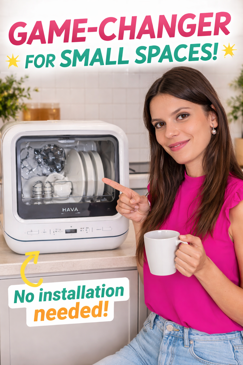 6. HAVA Countertop Dishwashers: Baby Care and Air-Dry Daily Routine