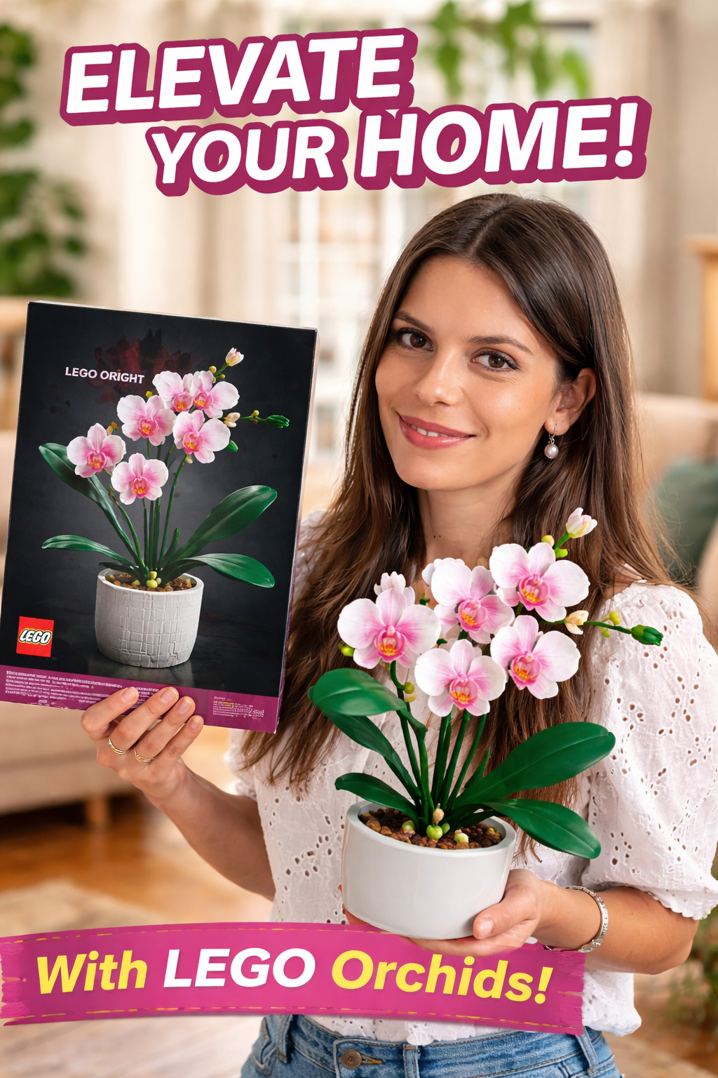 15. LEGO Botanicals Orchid Set for Adults Ages 18+