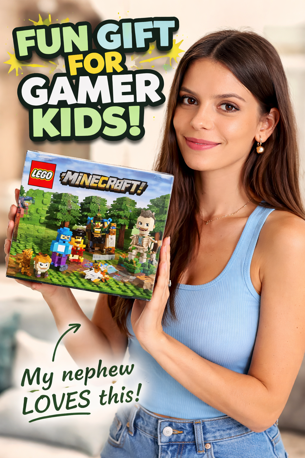 8. LEGO Minecraft Steve’s Taiga Adventure for Girls Boys Ages 6+
