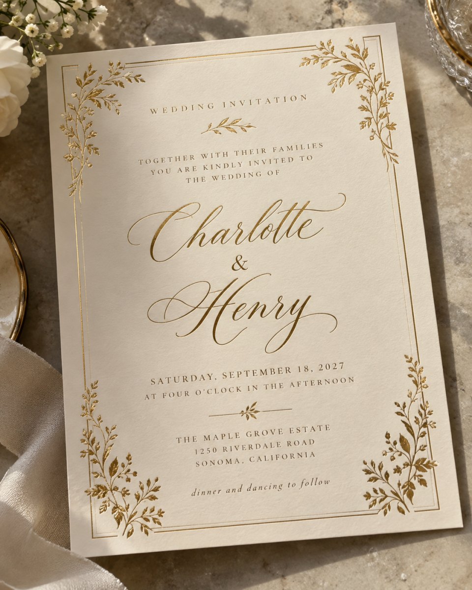 15 Luxury Wedding Invite Ideas for Elegant Designs
