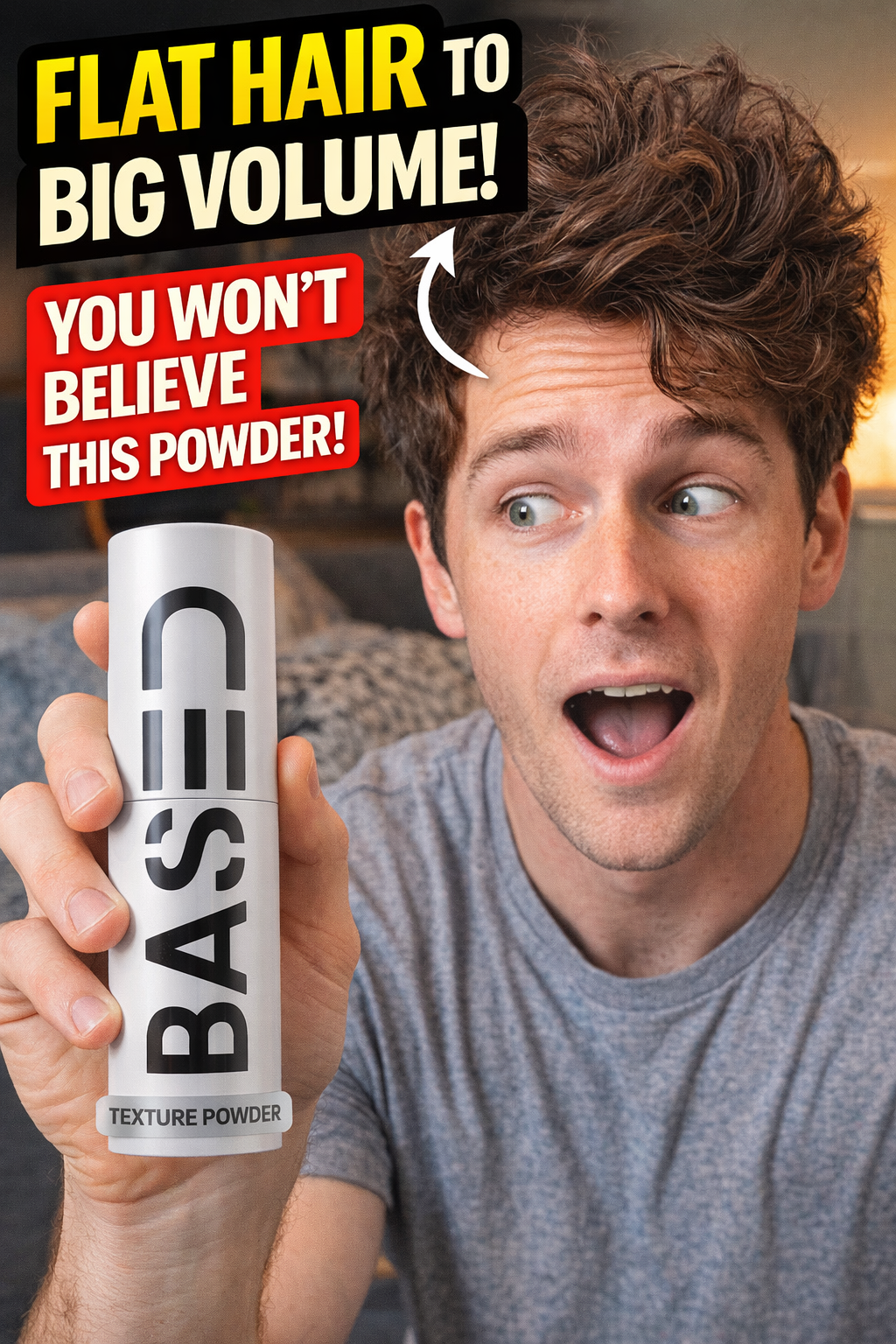 5. BASED Hair Texturizing Powder for Lightweight Matte Volume and Grip