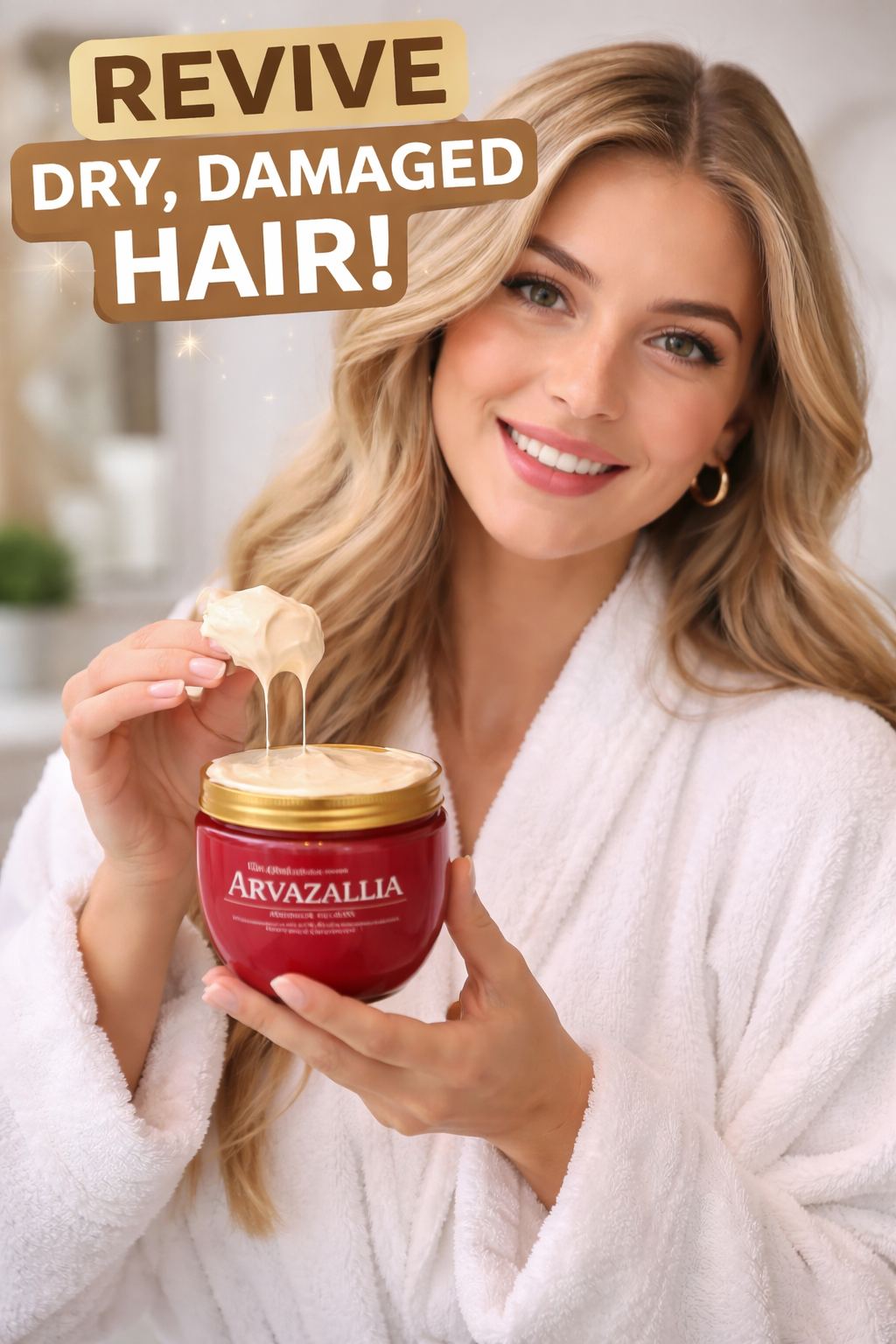 2. Arvazallia Hydrating Argan Oil Hair Mask as a Deep Conditioner