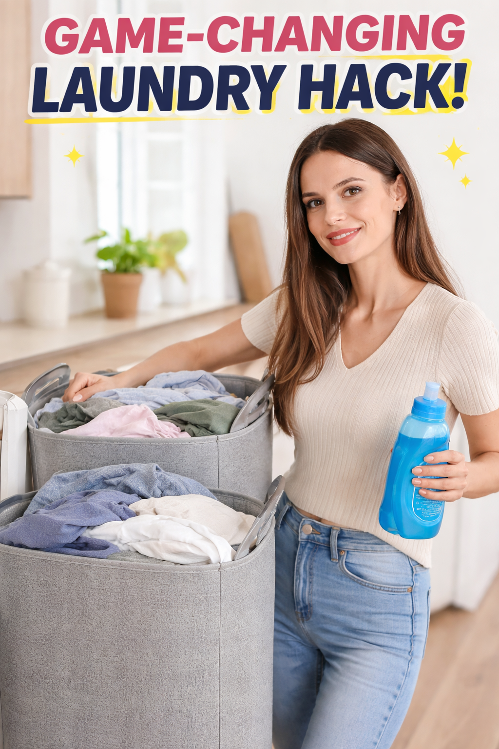 2. Lifewit 80L Laundry Basket: Collapsible Waterproof Pair
