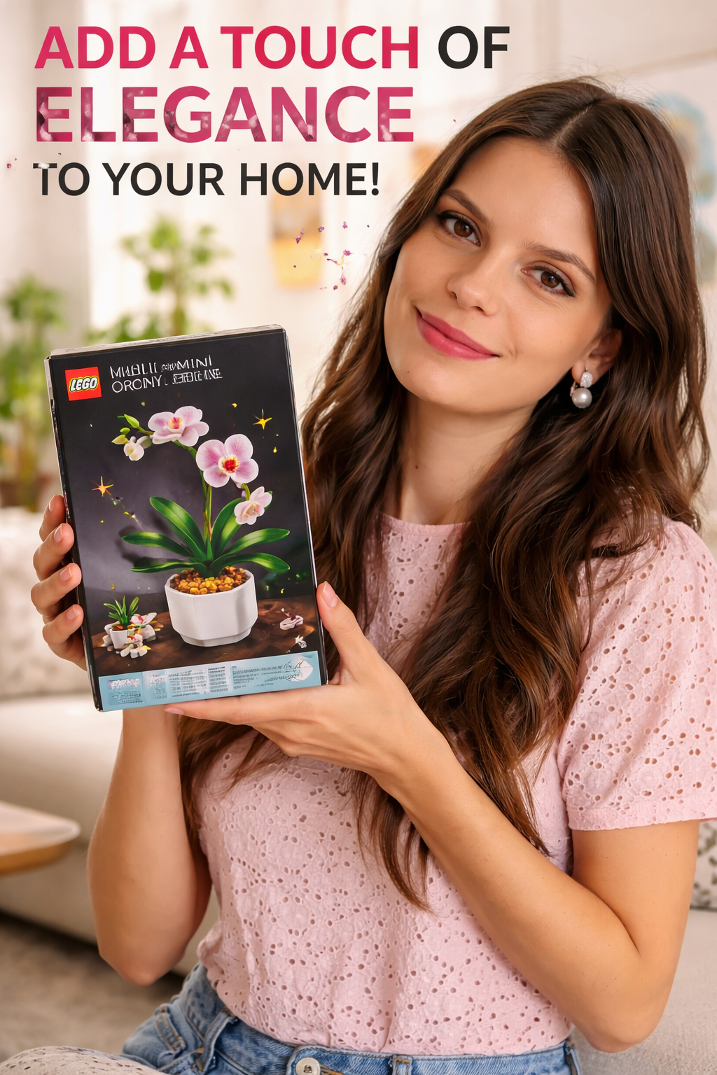 5. LEGO Botanicals Mini Orchid Set for Adult Home Office Elegance