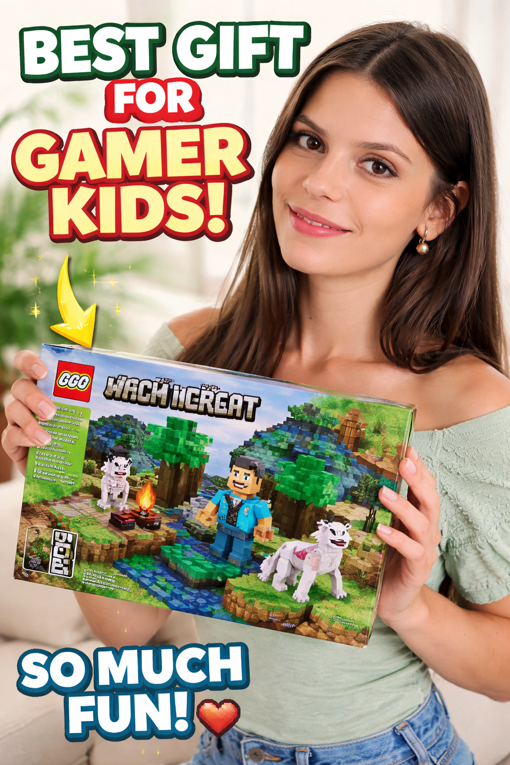 8. LEGO Minecraft Steve’s Taiga Adventure Building Playset