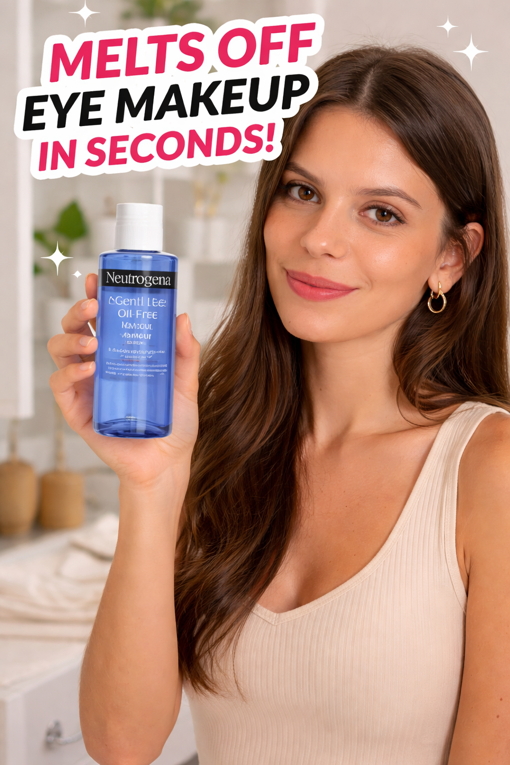 7. Neutrogena Gentle Oil-Free Eye Makeup Remover for Sensitive Eyes (Non-Greasy Liquid)
