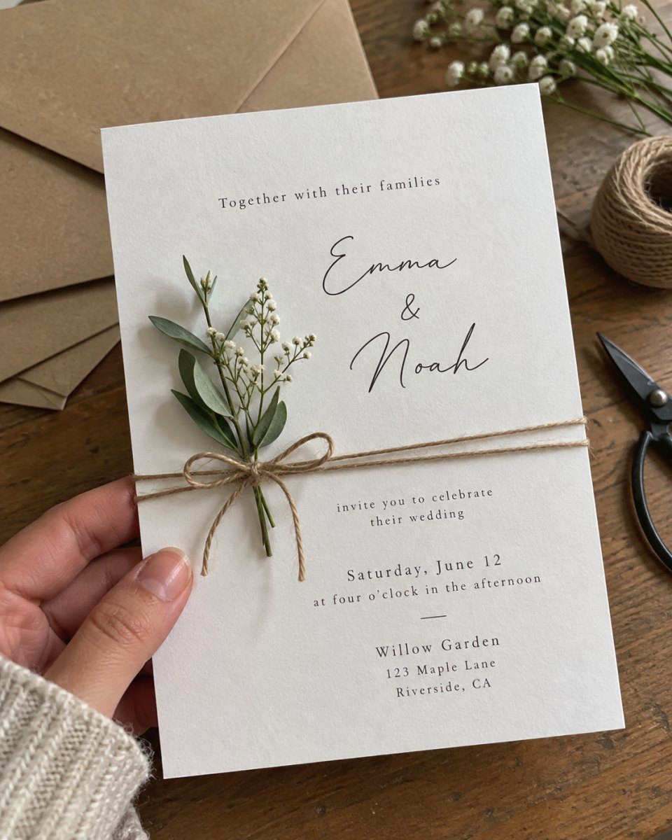 12 Wedding Invitation Budget Ideas That Look Beautiful