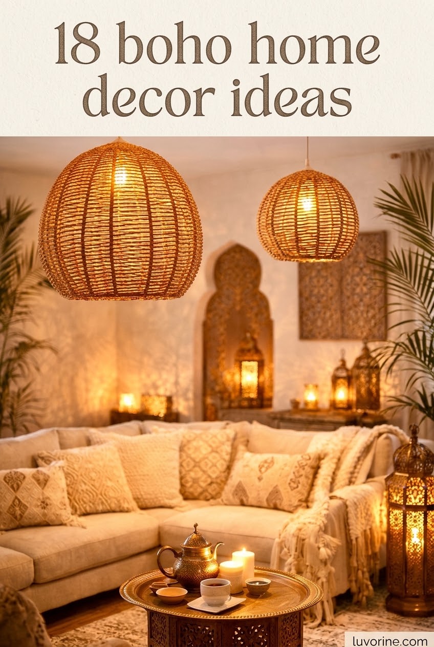 18 boho home decor ideas