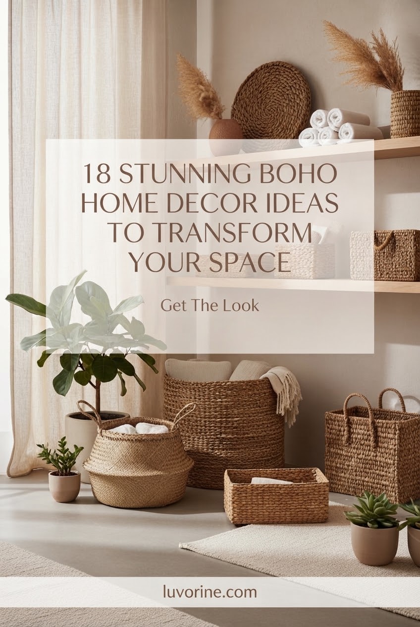 18 Stunning Boho Home Decor Ideas To Transform Your Space