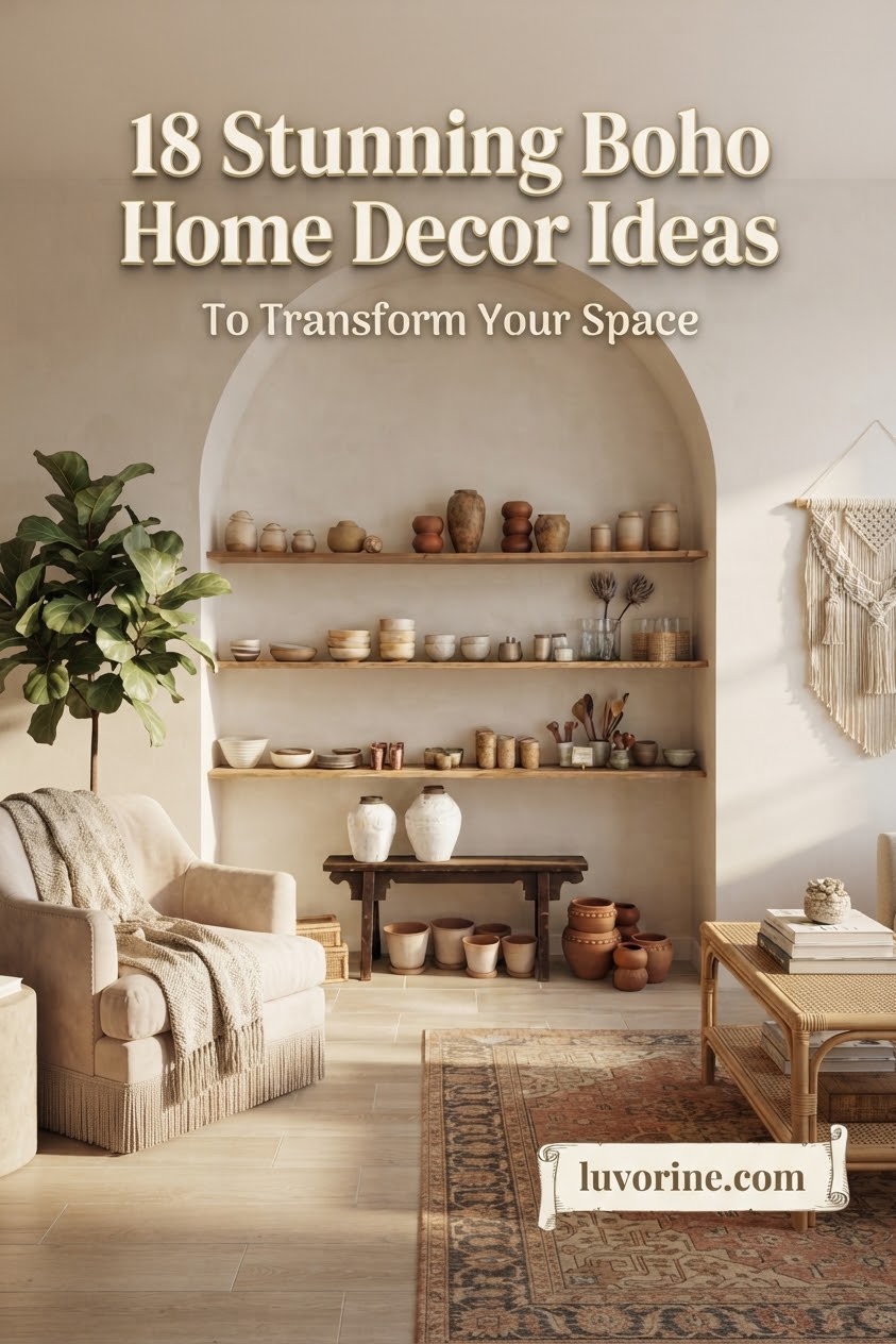 18 Stunning Boho Home Decor Ideas To Transform Your Space