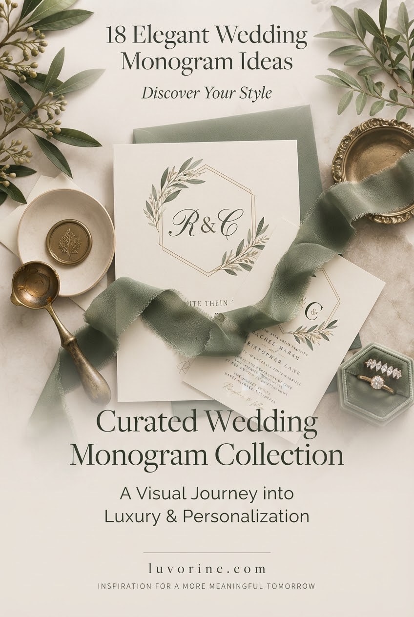 18 Elegant Wedding Monogram Ideas