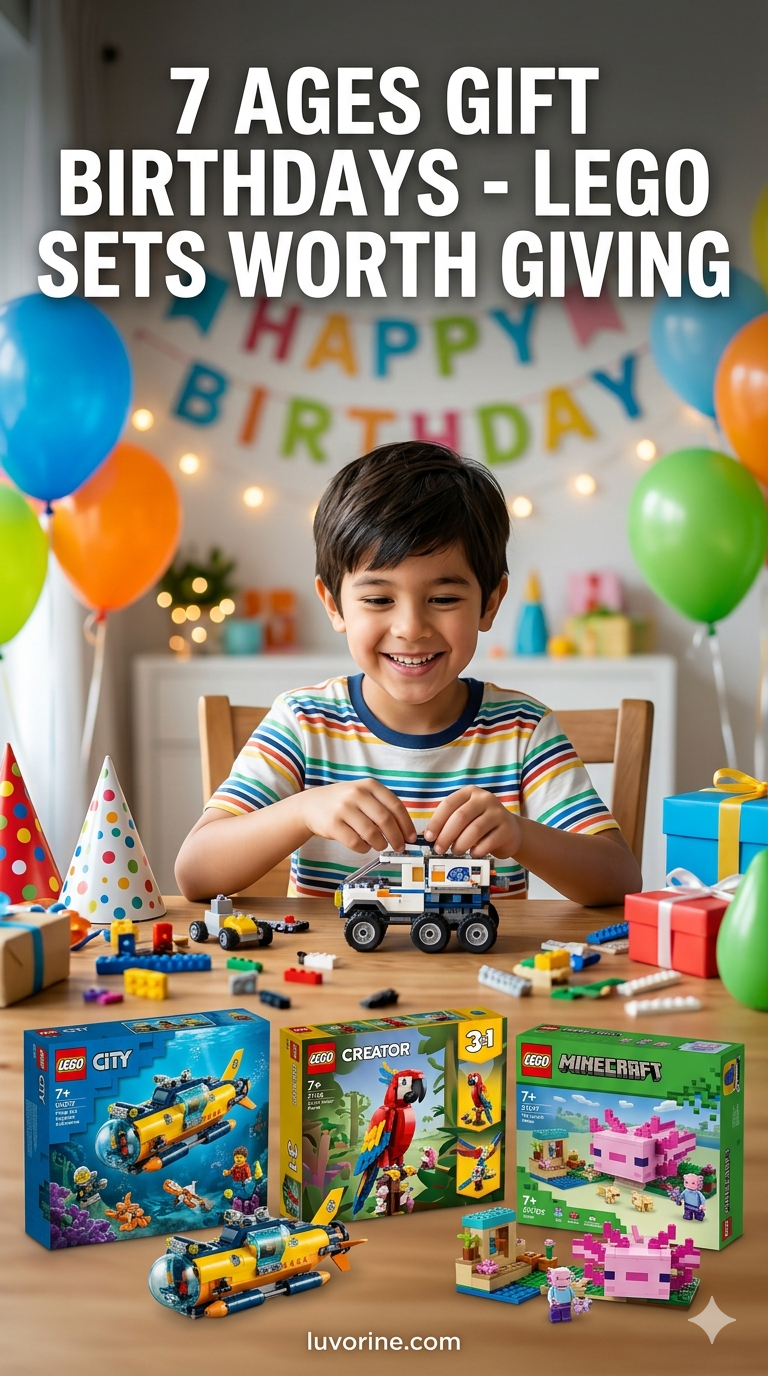 7 Ages Gift Birthdays - Lego Sets Worth Giving