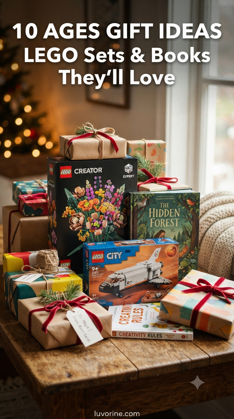 10 Ages Gift Ideas - Lego Sets & Books They’ll Love