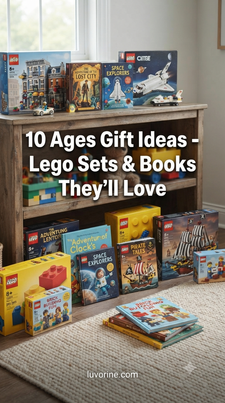 10 Ages Gift Ideas - Lego Sets & Books They’ll Love
