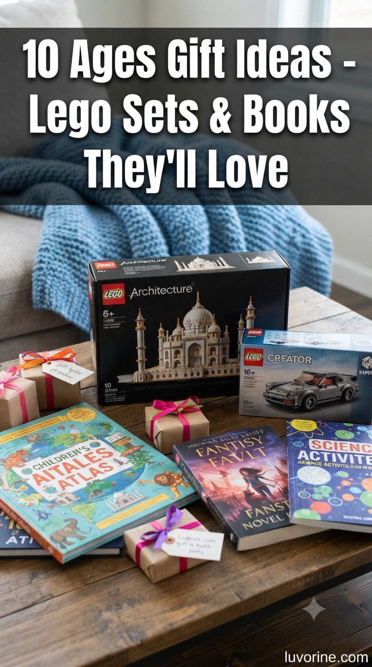 10 Ages Gift Ideas - Lego Sets & Books They’ll Love
