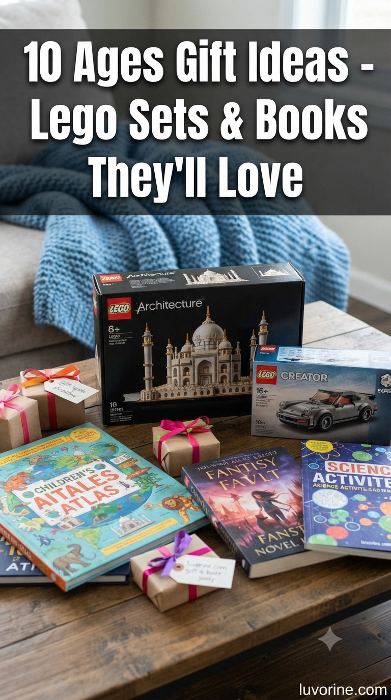 10 Ages Gift Ideas - Lego Sets & Books They’ll Love