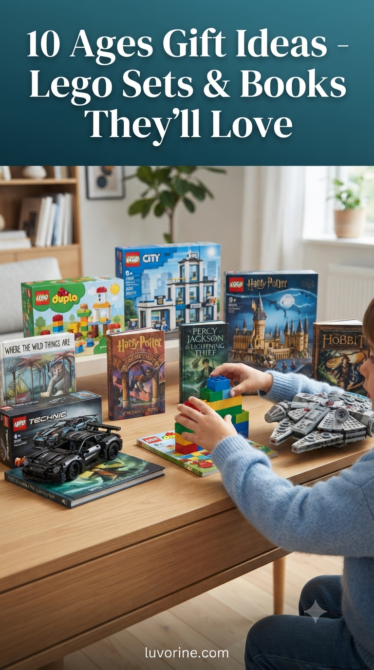 10 Ages Gift Ideas - Lego Sets & Books They’ll Love