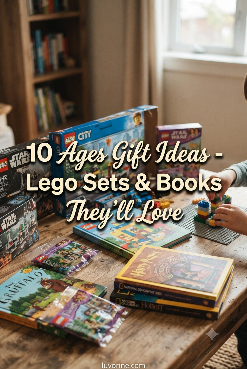 10 Ages Gift Ideas - Lego Sets & Books They’ll Love