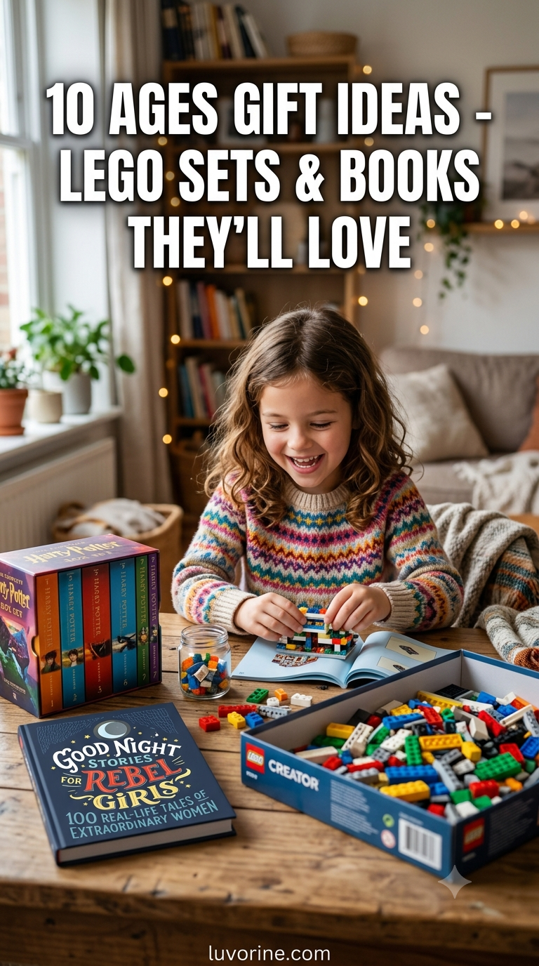 10 Ages Gift Ideas - Lego Sets & Books They’ll Love