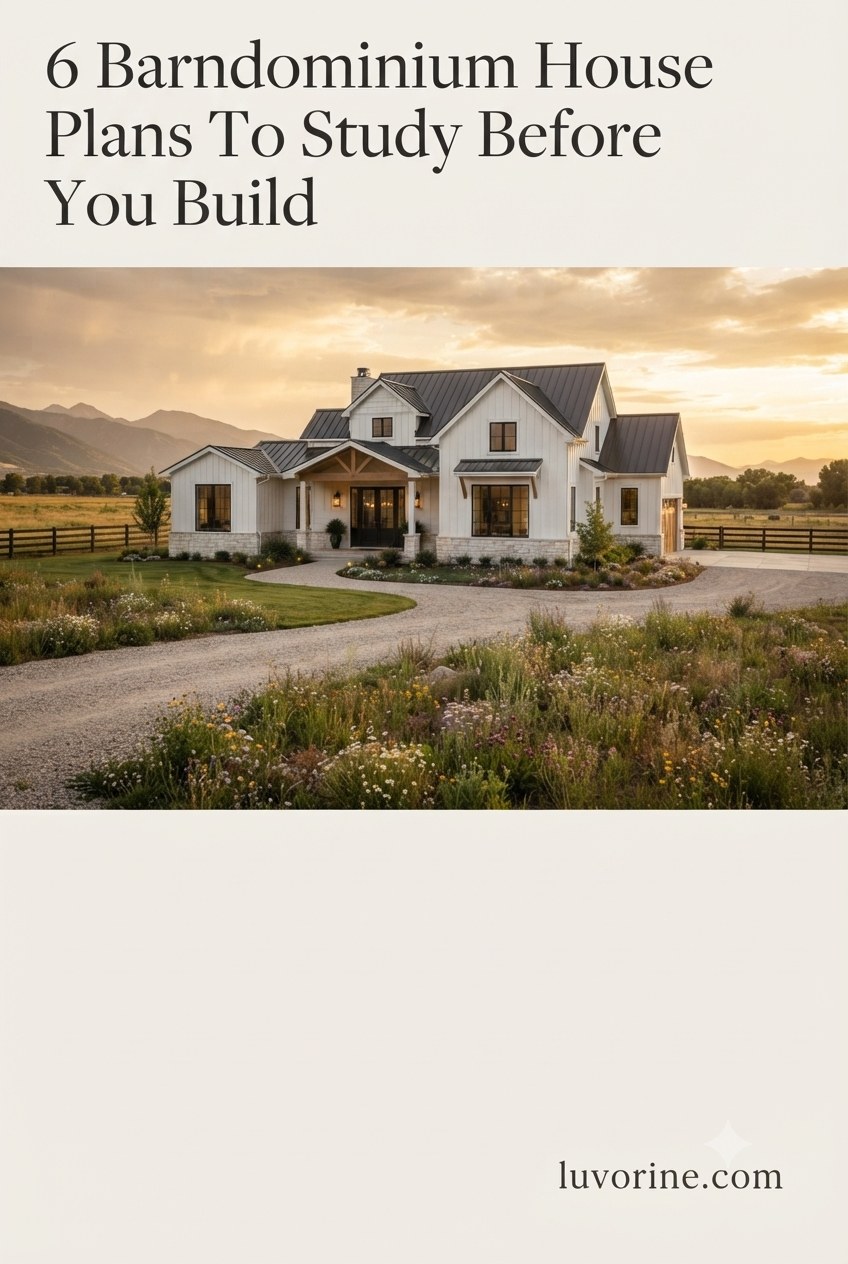 6 Barndominium House Plans To Study Before You Build
