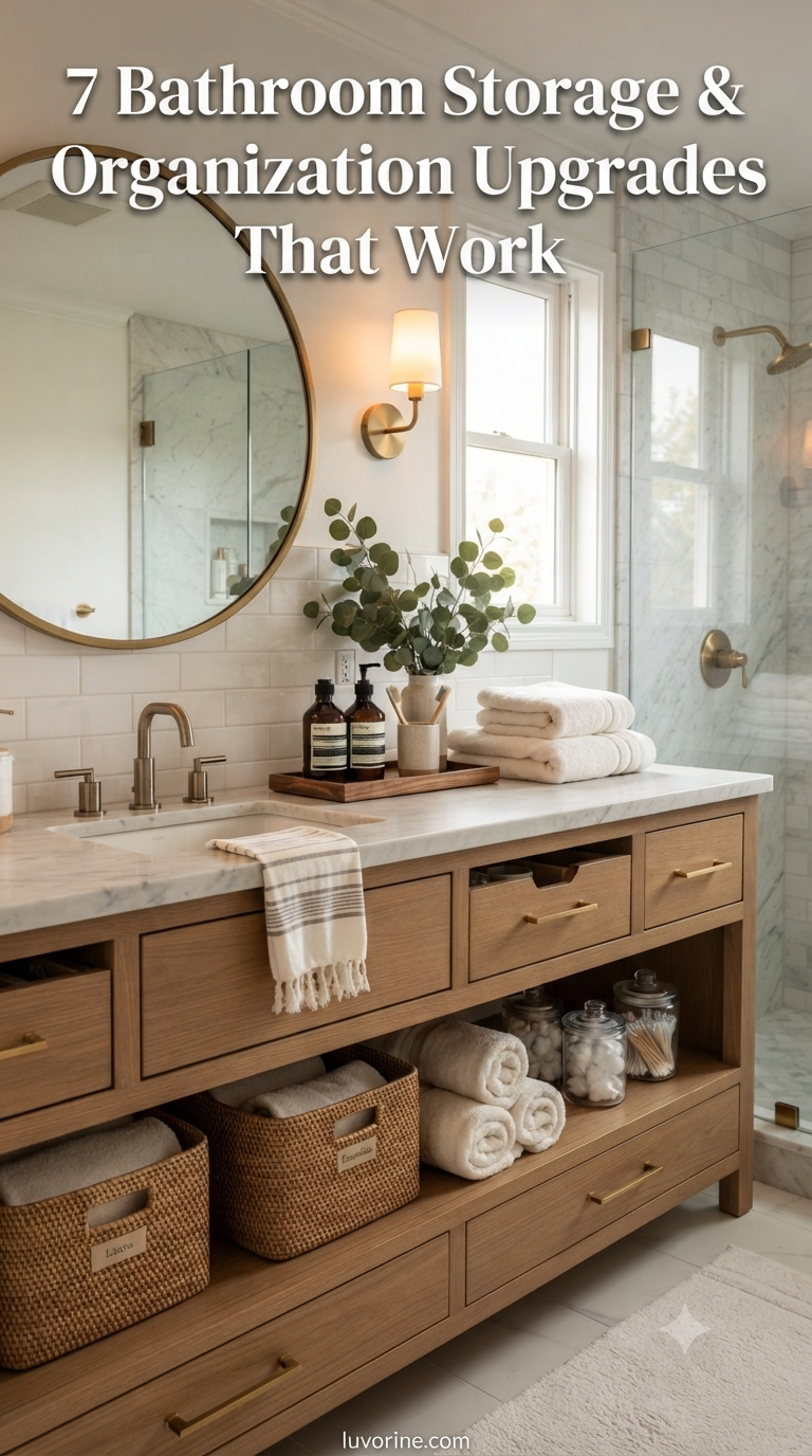 7 Bathroom Storage & Organization Upgrades That Work