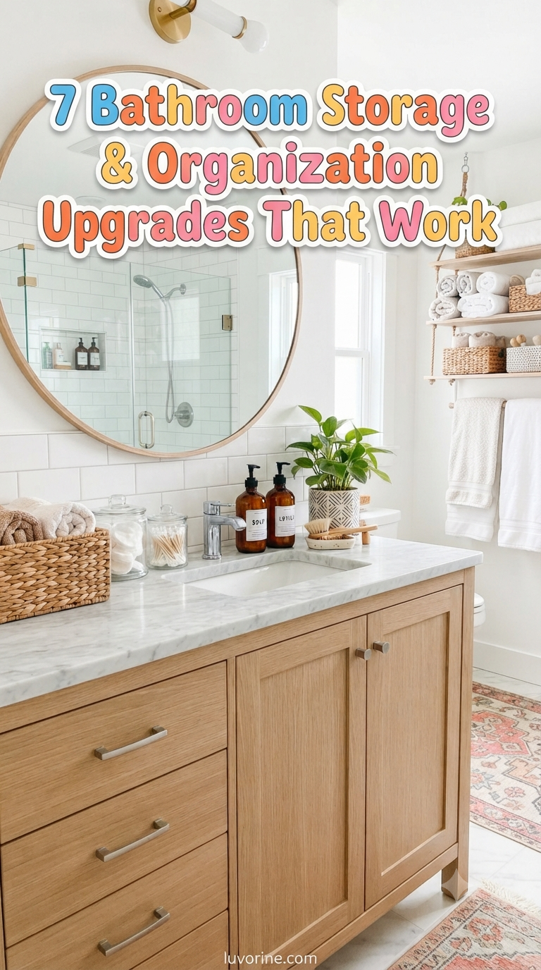 7 Bathroom Storage & Organization Upgrades That Work