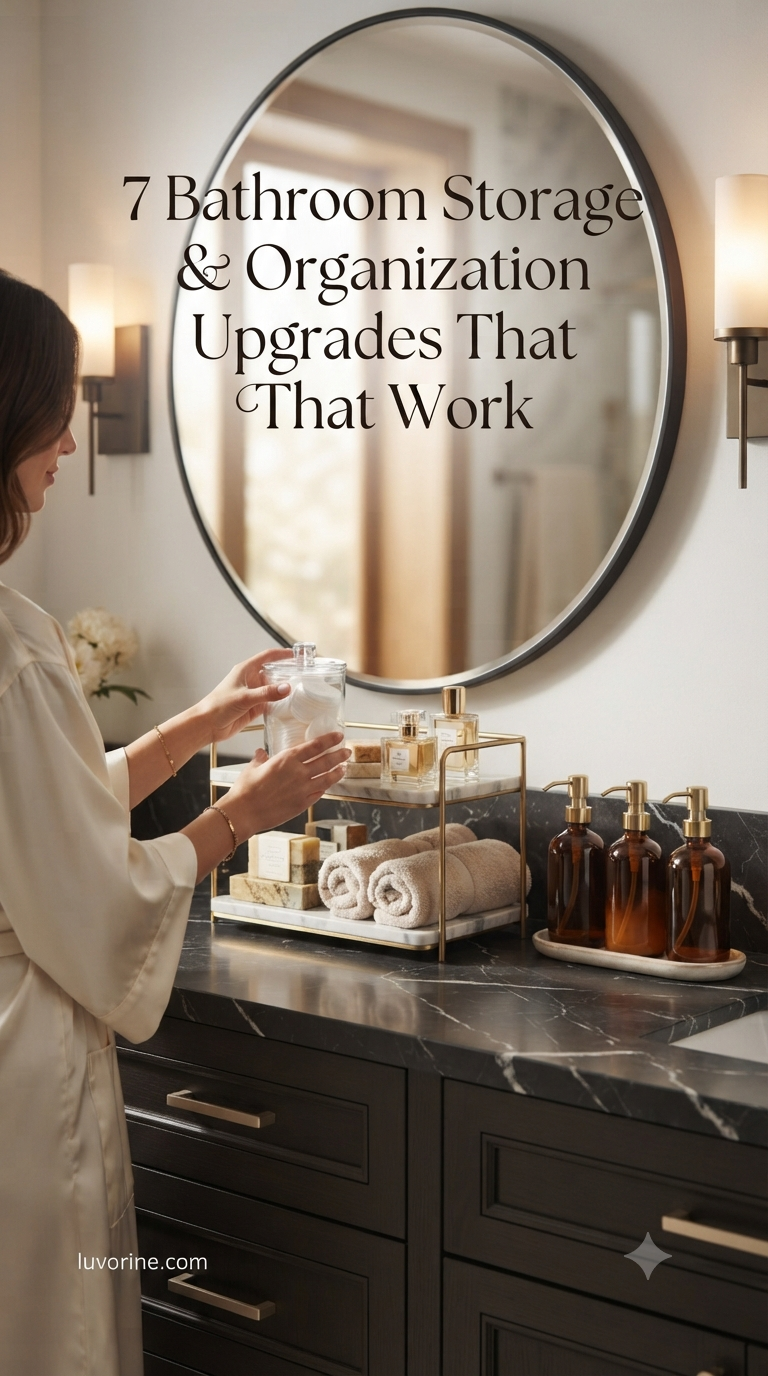 7 Bathroom Storage & Organization Upgrades That Work