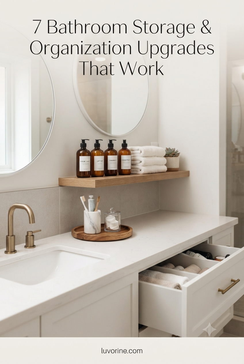7 Bathroom Storage & Organization Upgrades That Work