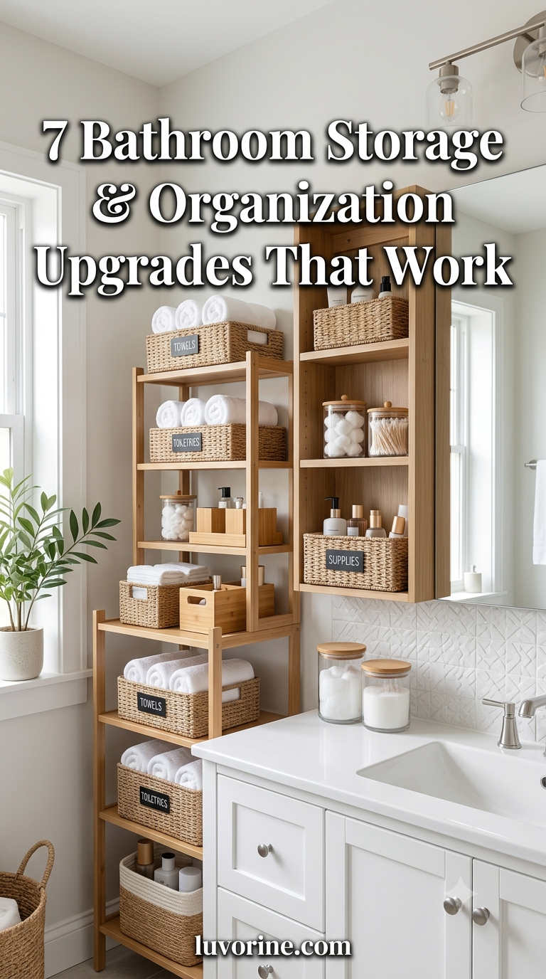 7 Bathroom Storage & Organization Upgrades That Work