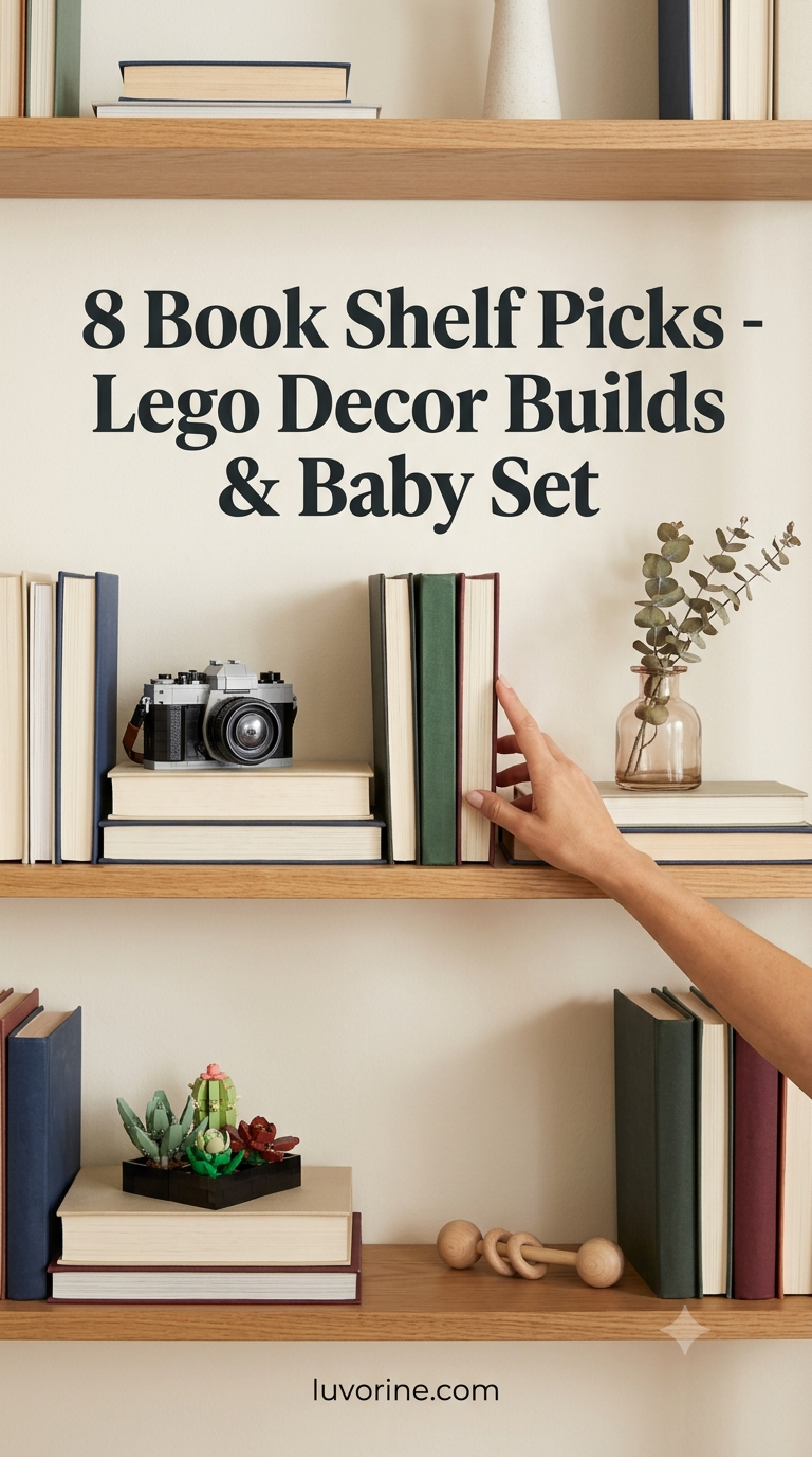 8 Book Shelf Picks - Lego Decor Builds & Baby Set