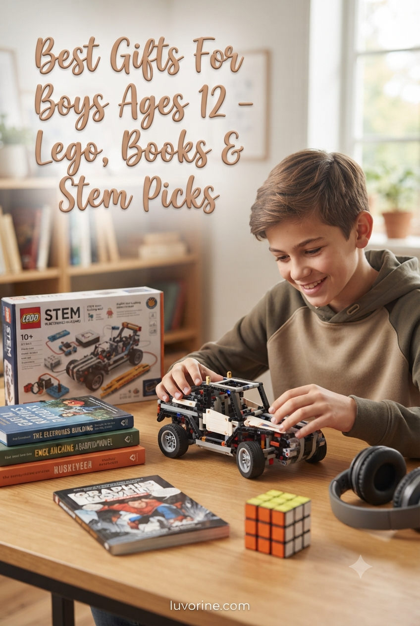 Best Gifts For Boys Ages 12 - Lego, Books & Stem Picks