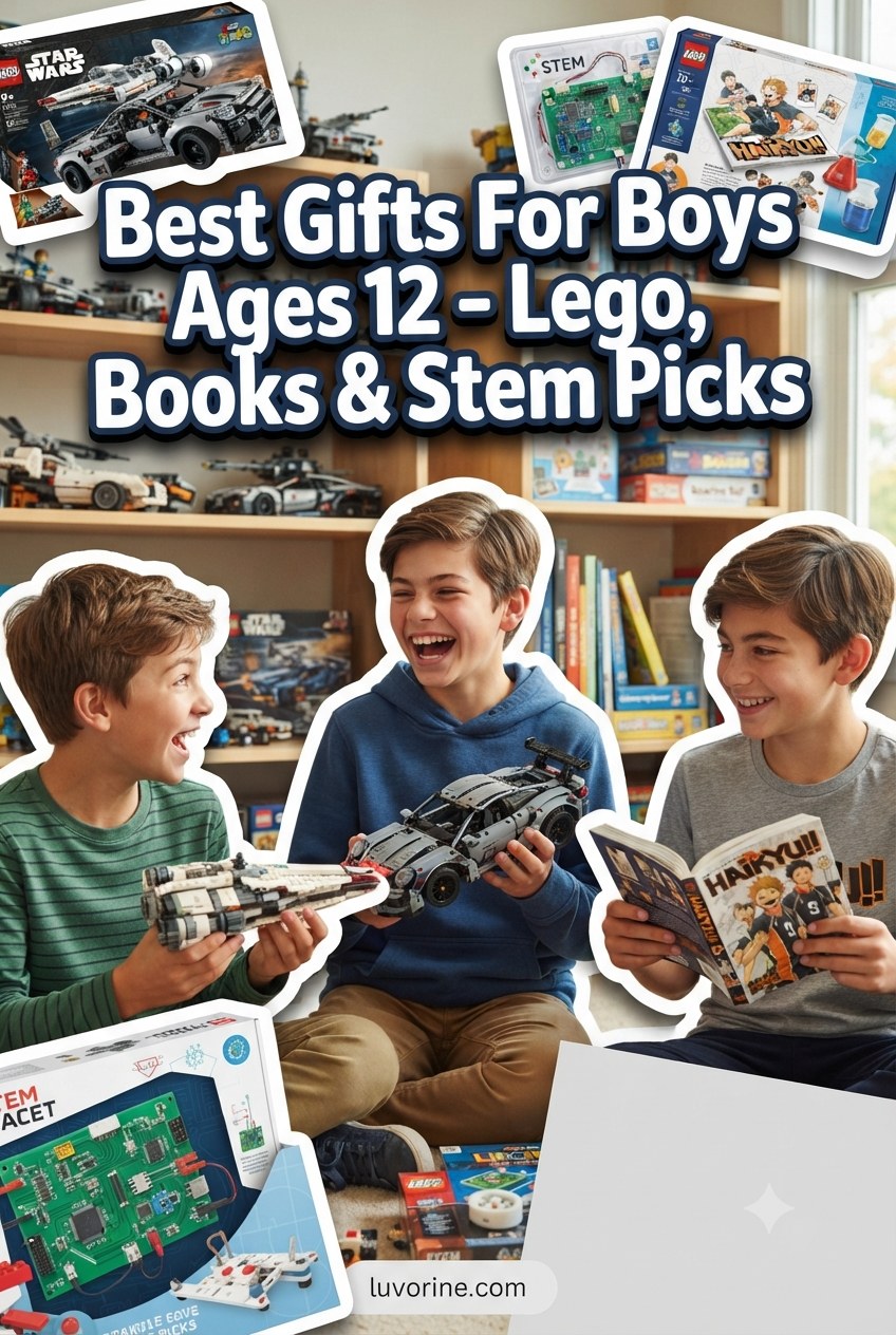 Best Gifts For Boys Ages 12 - Lego, Books & Stem Picks