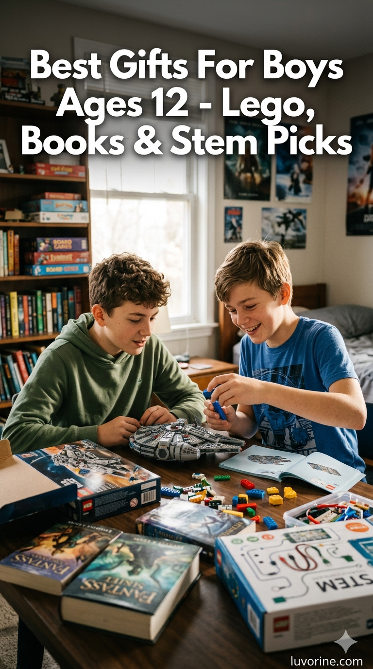 Best Gifts For Boys Ages 12 - Lego, Books & Stem Picks