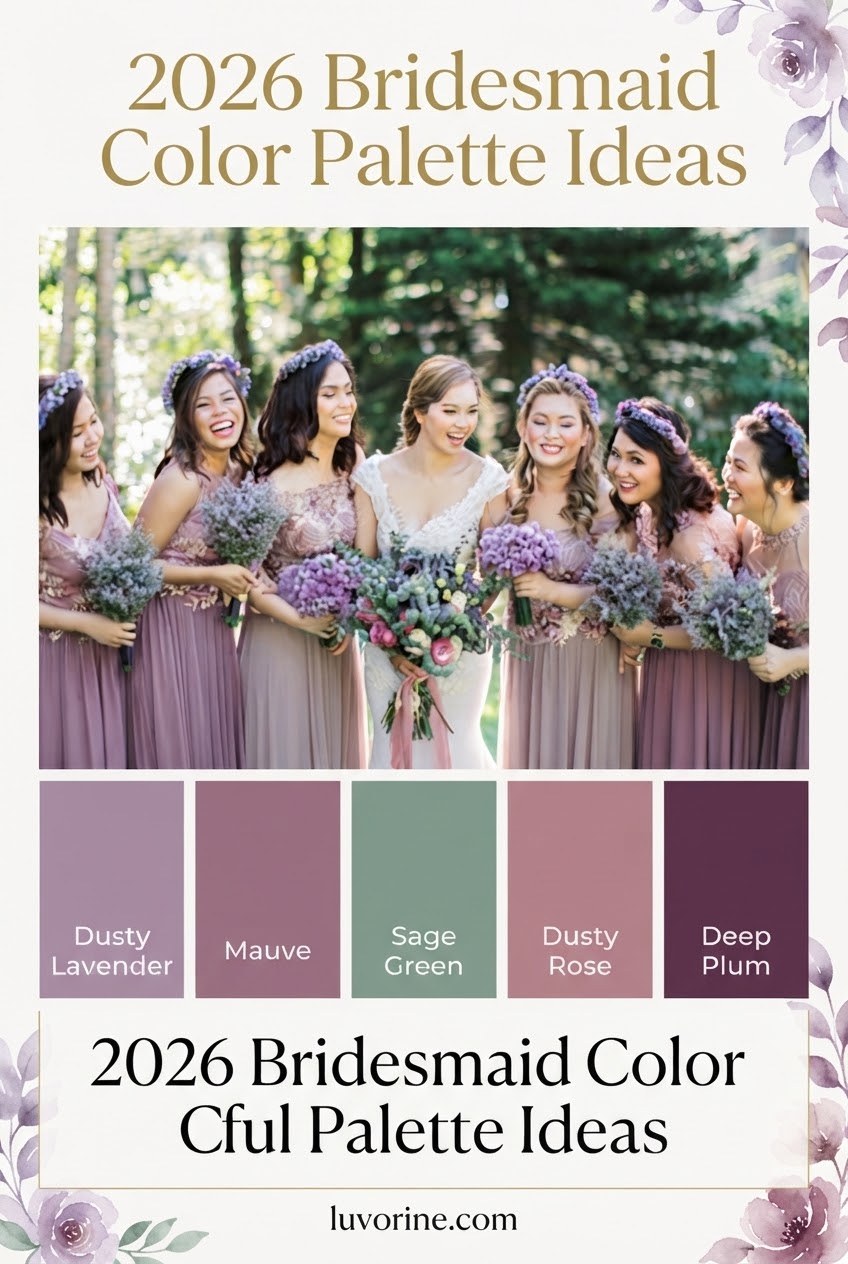 2026 Bridesmaid Color Palette Ideas