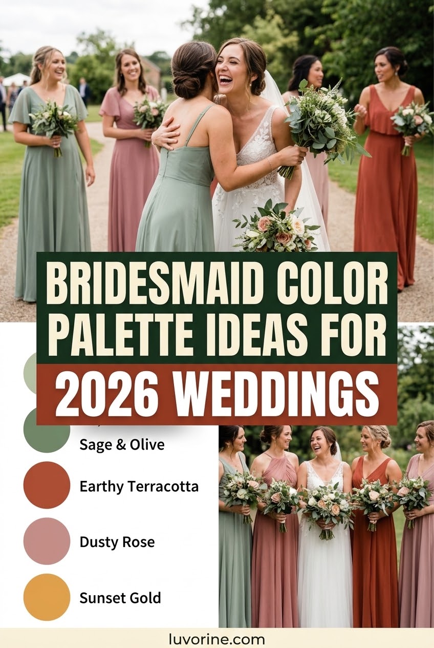 Bridesmaid Color Palette Ideas for 2026 Weddings